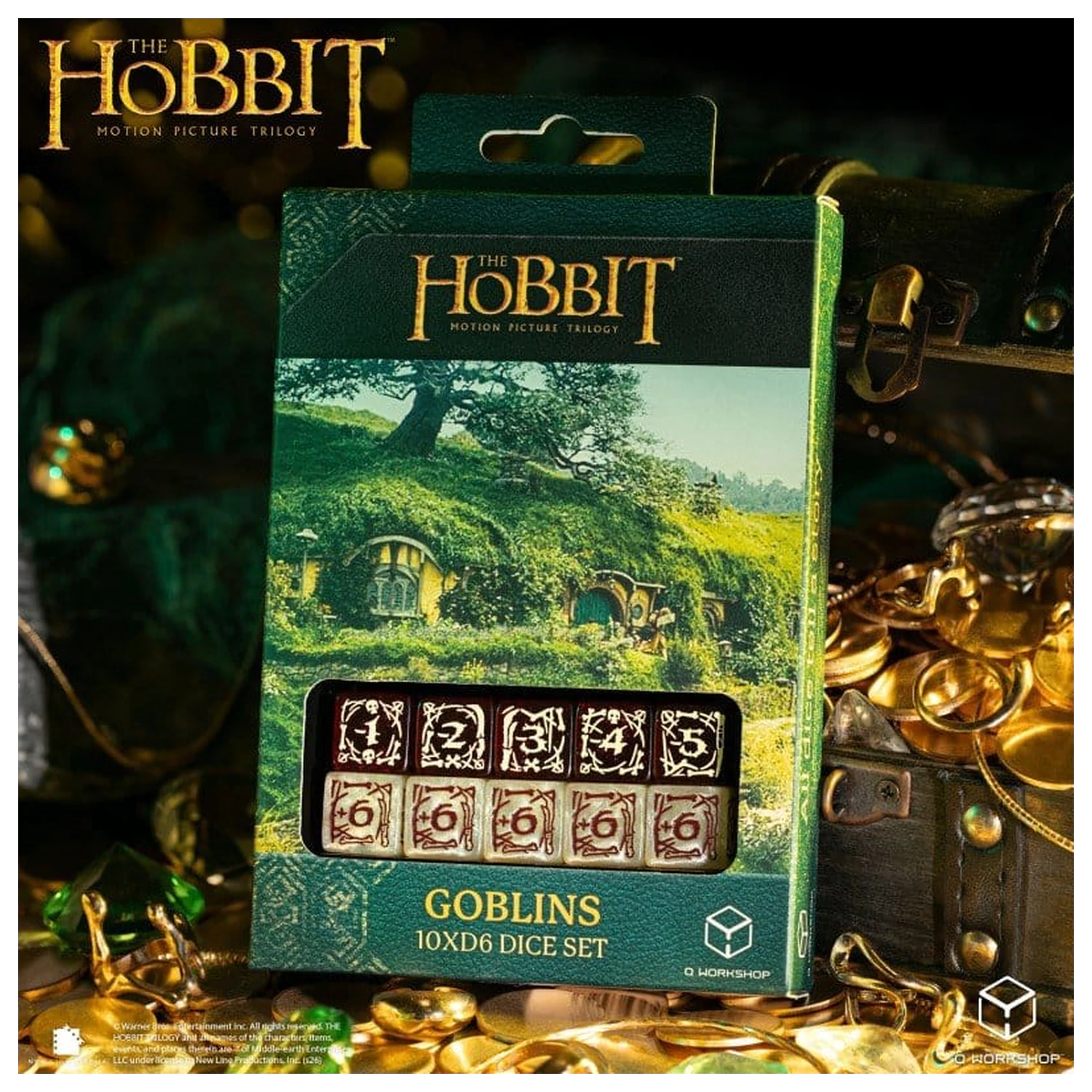 The Hobbit: Set 10 D6 kock Goblins fotografija izdelka