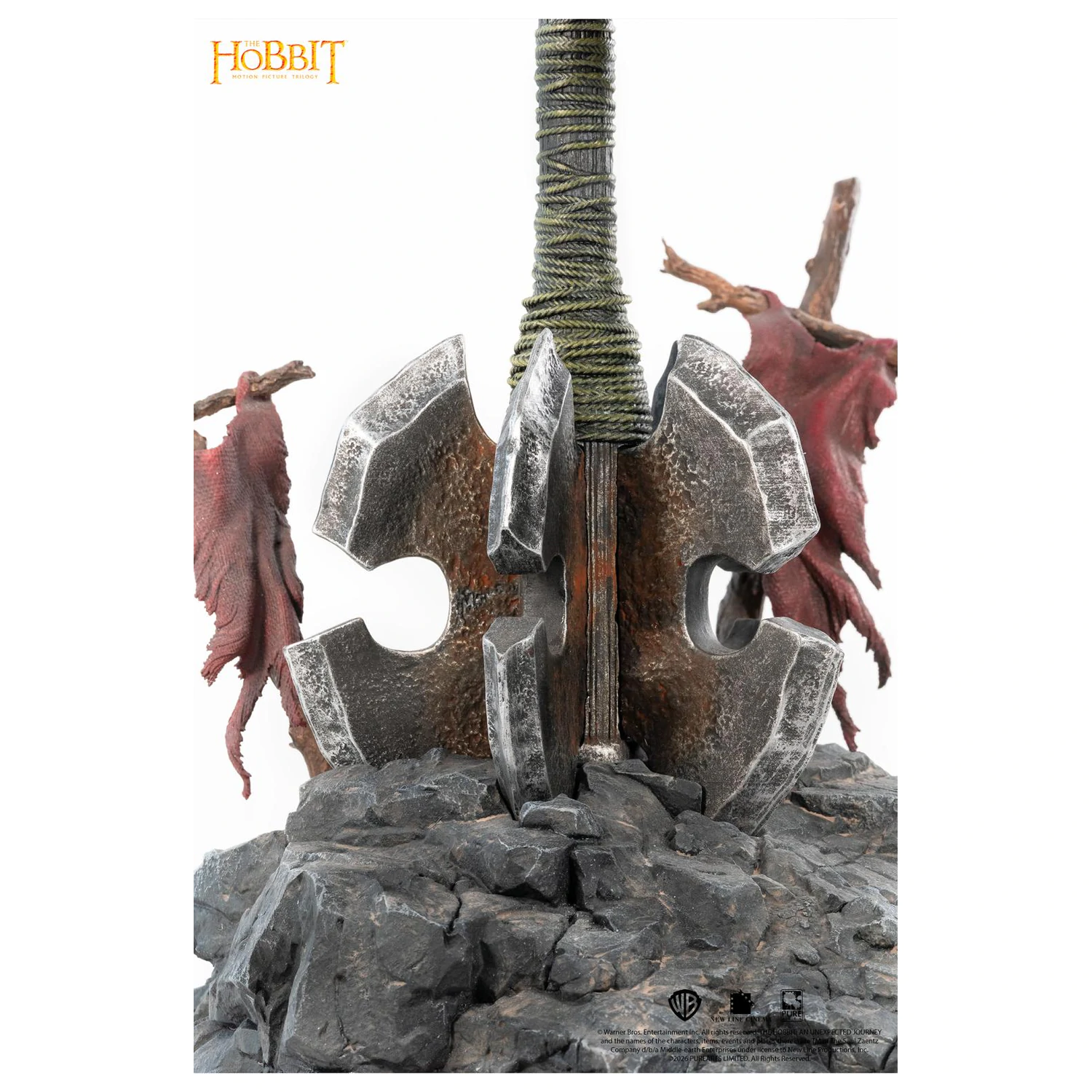 The Hobbit Art Mask Azog replika 1/1 54 cm fotografija izdelka