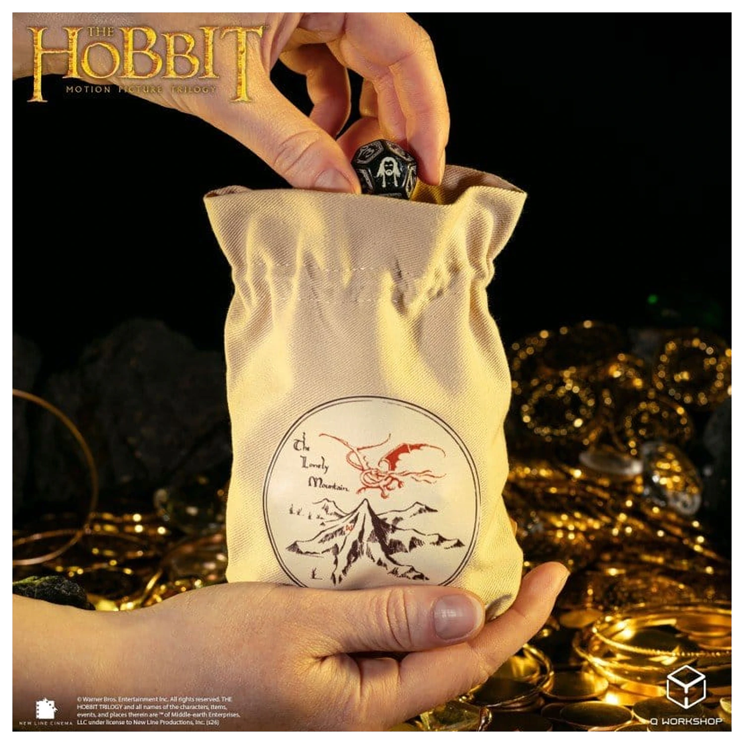 The Hobbit vrečka za kocke Erebor fotografija izdelka