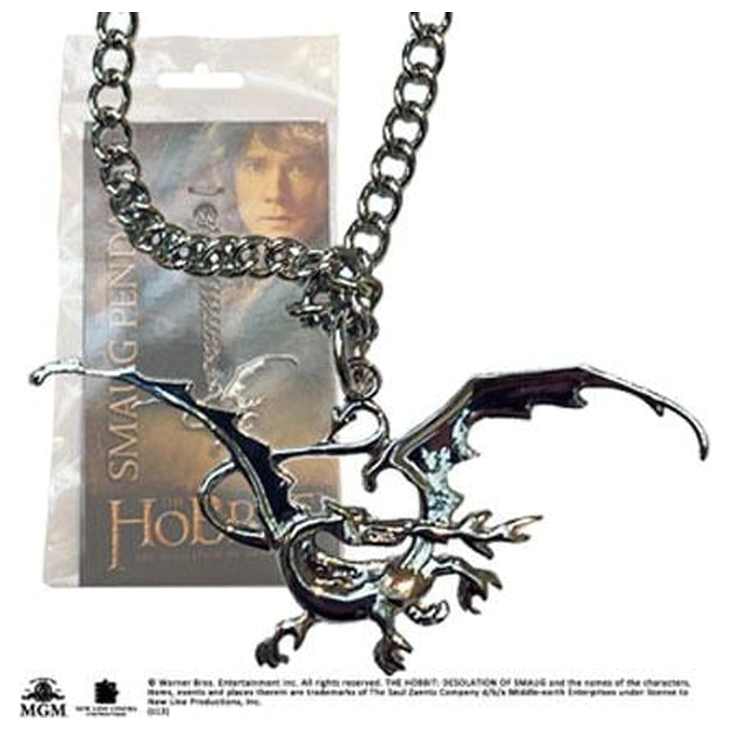 The Hobbit Smaug obesek fotografija izdelka