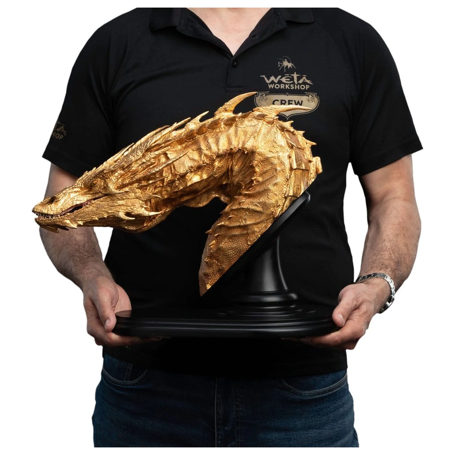 The Hobbit doprsni kip Smaug the Golden 36 cm fotografija izdelka