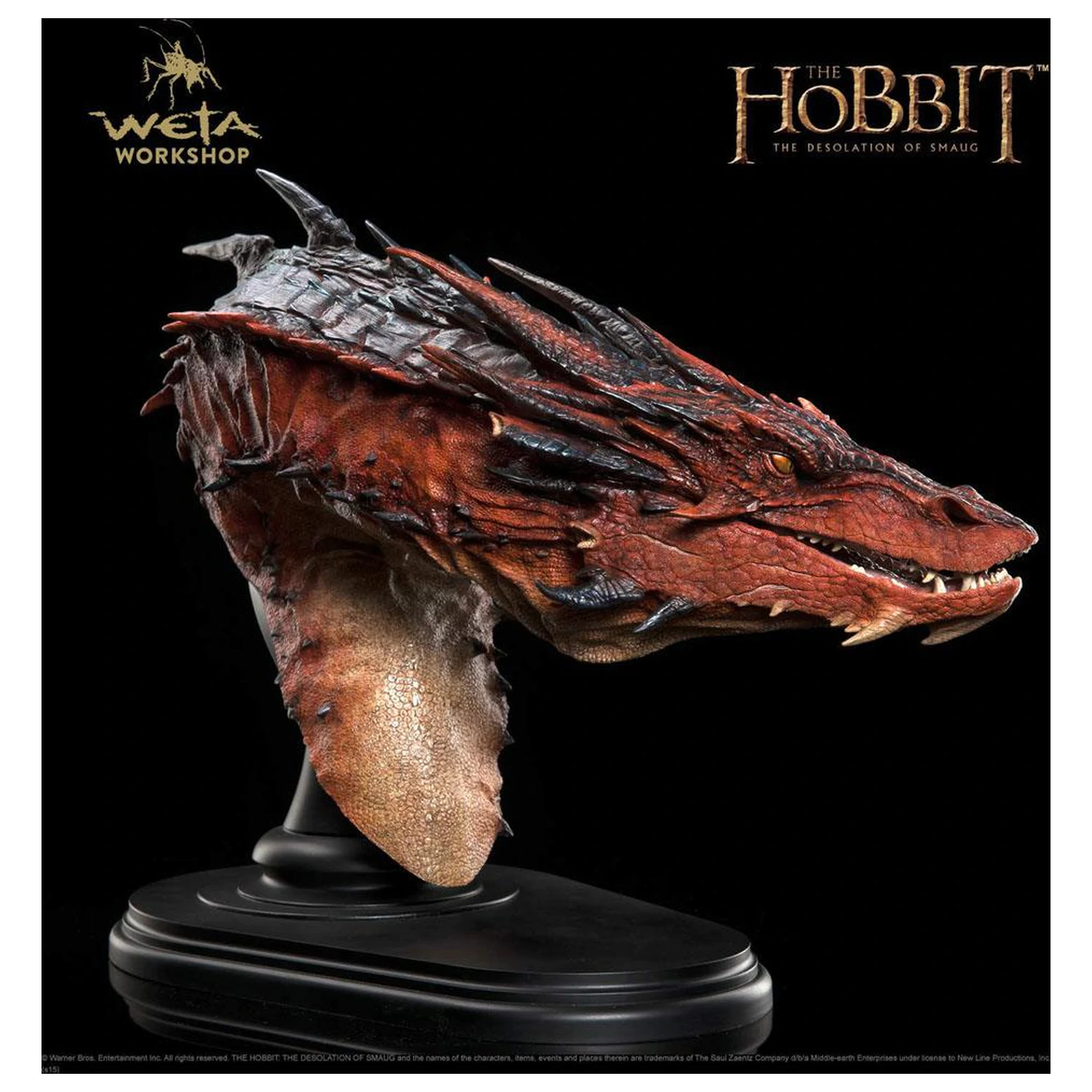 The Hobbit The Desolation of Smaug doprsni kip Smaug 36 cm fotografija izdelka