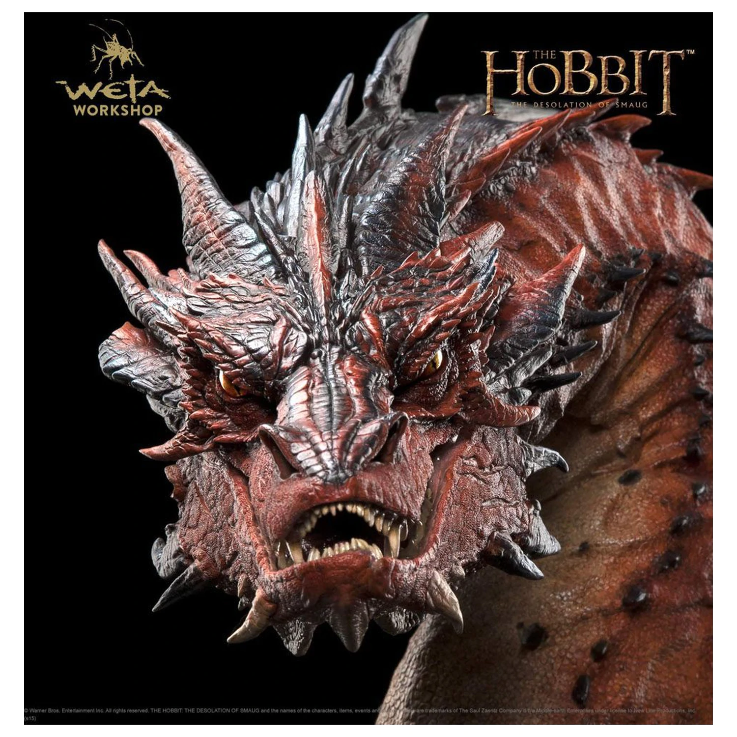 The Hobbit The Desolation of Smaug doprsni kip Smaug 36 cm fotografija izdelka
