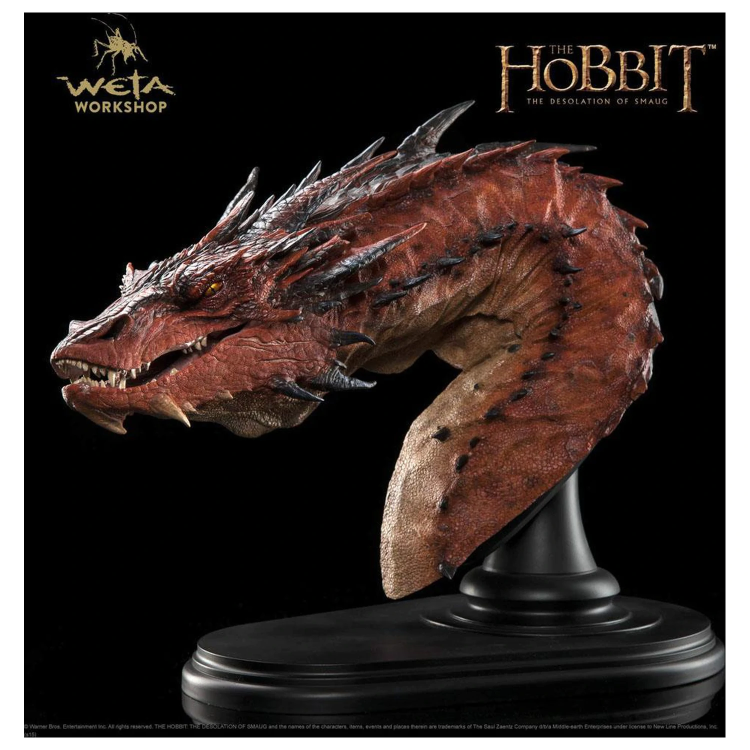 The Hobbit The Desolation of Smaug doprsni kip Smaug 36 cm fotografija izdelka