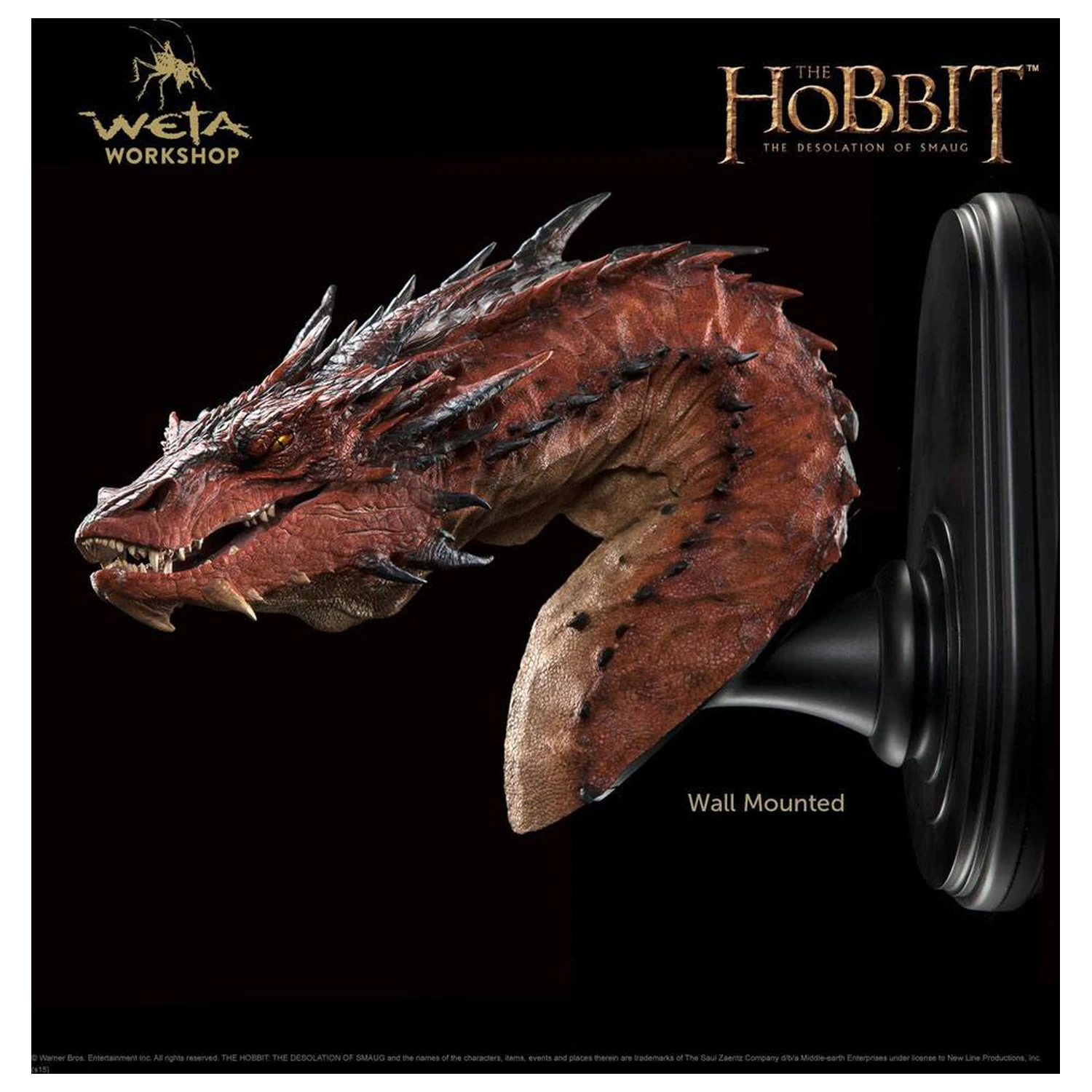 The Hobbit The Desolation of Smaug doprsni kip Smaug 36 cm fotografija izdelka