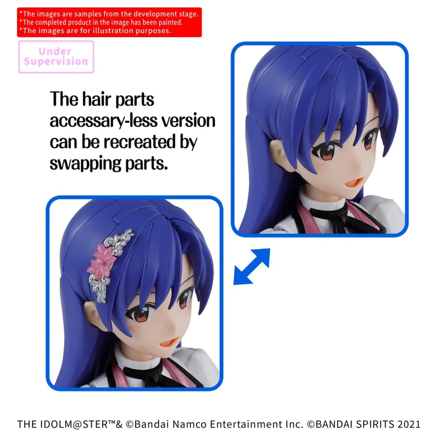 The Idolmaster 30MS Chihaya Kisaragi (20th Anniv. You and I) komplet modelov fotografija izdelka