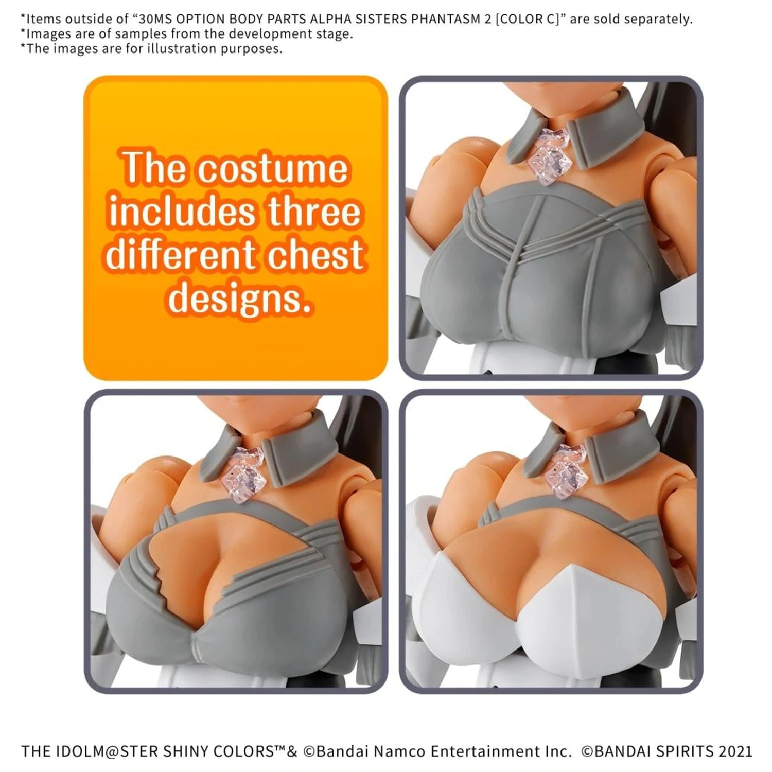 _The Idolmaster_ - 30MS Option Body Parts Alpha Sister Phantasm 2 - Komplet modela fotografija izdelka