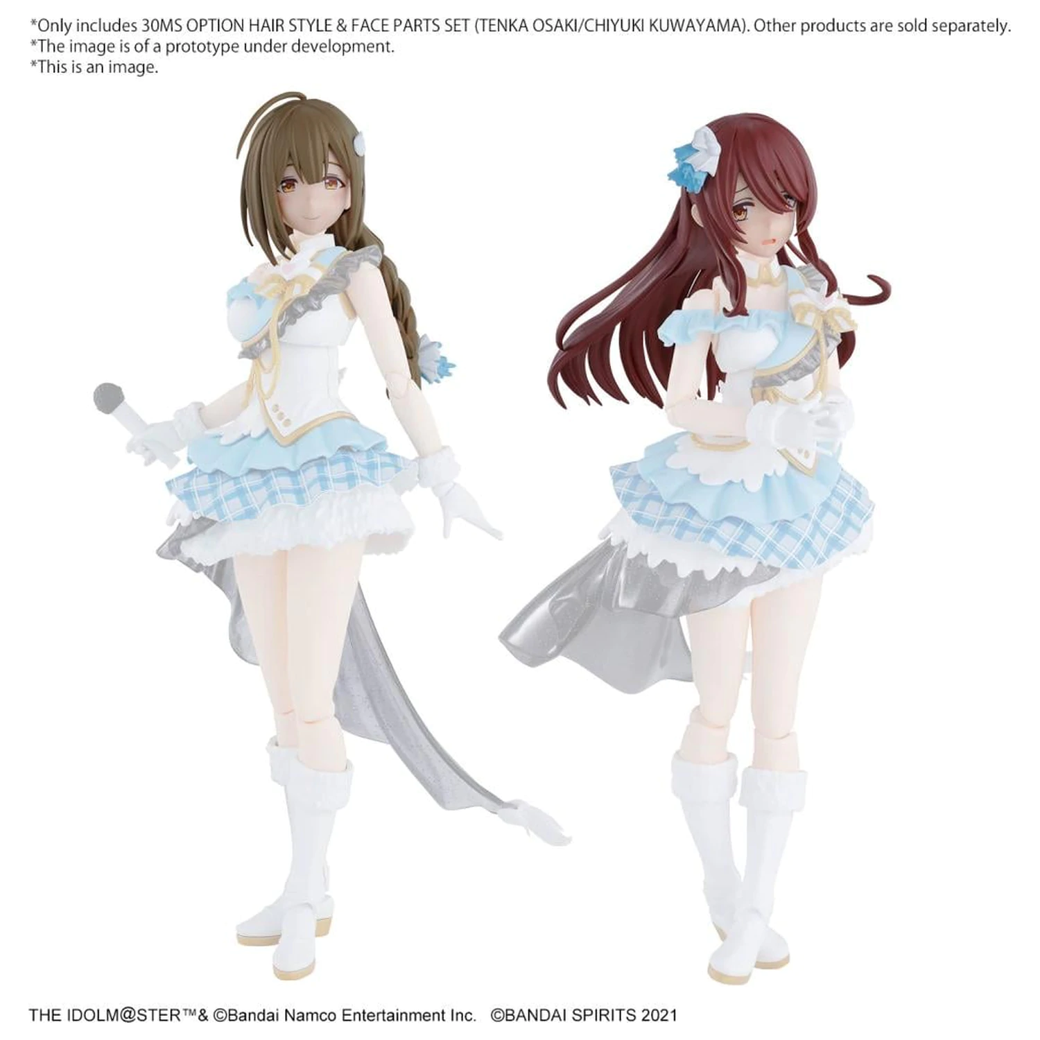 The Idolmaster 30MS Option Set lasne frizure in obraznih delov Komplet modelov fotografija izdelka