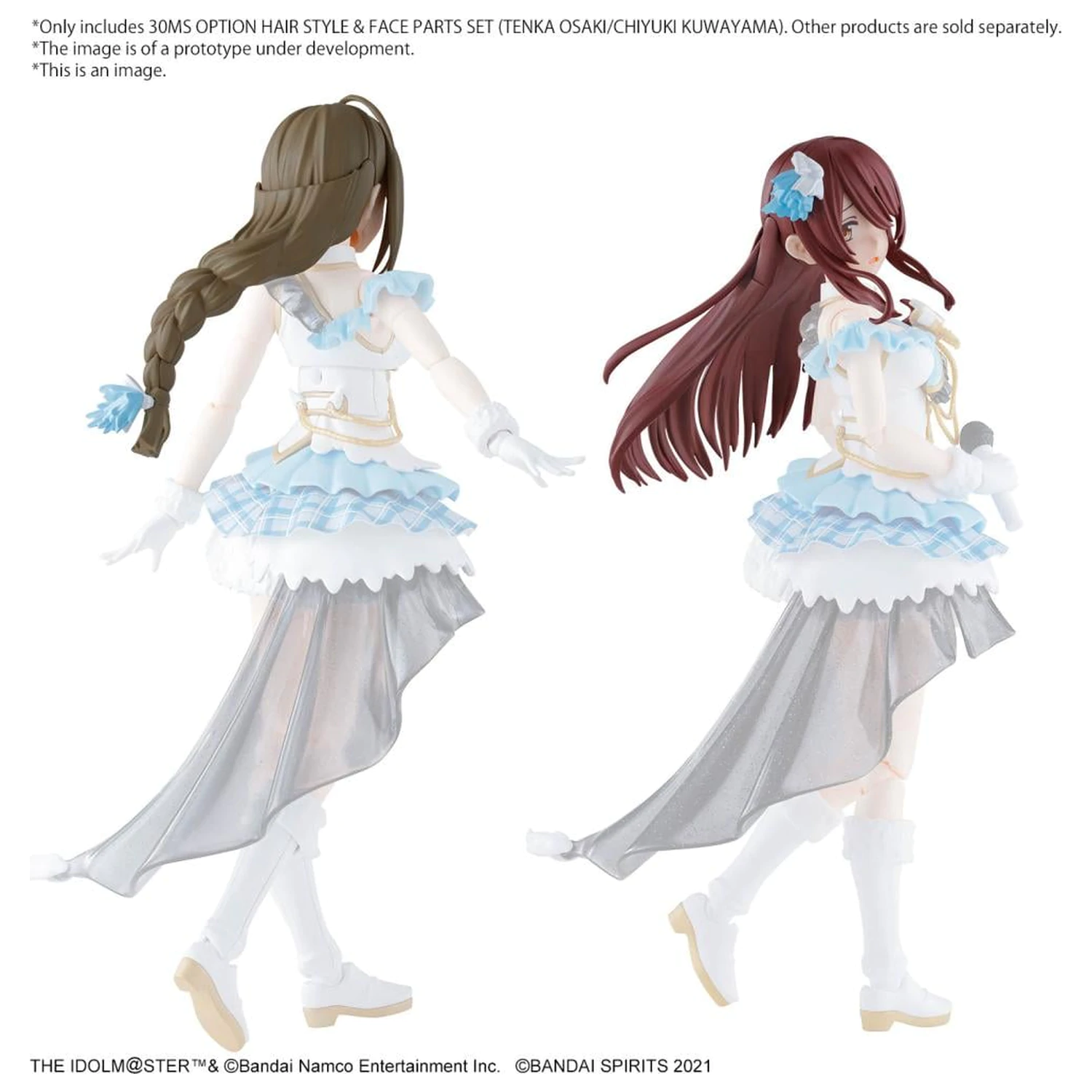 The Idolmaster 30MS Option Set lasne frizure in obraznih delov Komplet modelov fotografija izdelka