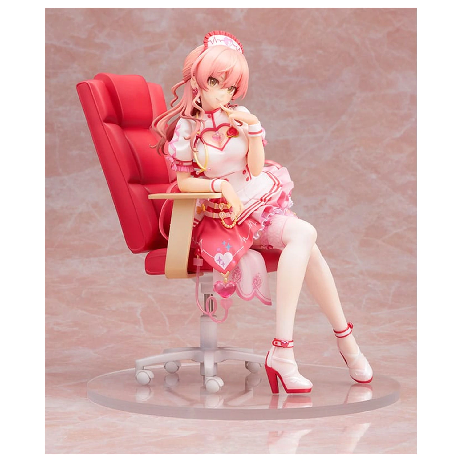 The Idolmaster Cinderella Girls PVC kip 1/7 Mika Jougasaki Halloween Love Nurse Ver. 20 cm fotografija izdelka