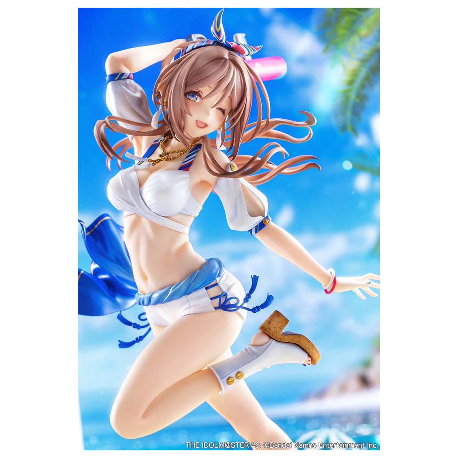 The Idolmaster Gakuen PVC figura 1/7 Himesaki Rinami Kimi to Semi Blue Ver. 27 cm fotografija izdelka