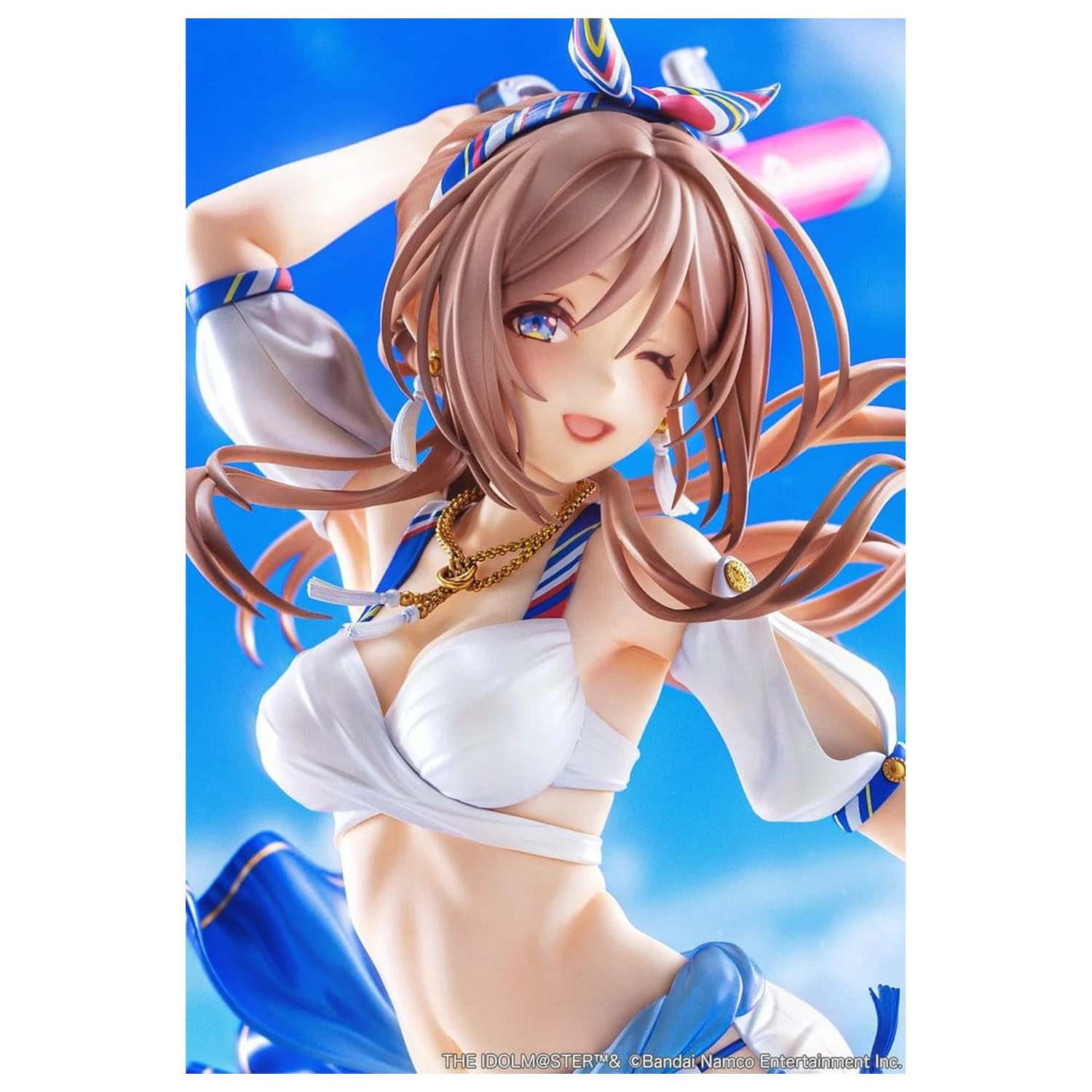 The Idolmaster Gakuen PVC figura 1/7 Himesaki Rinami Kimi to Semi Blue Ver. 27 cm fotografija izdelka