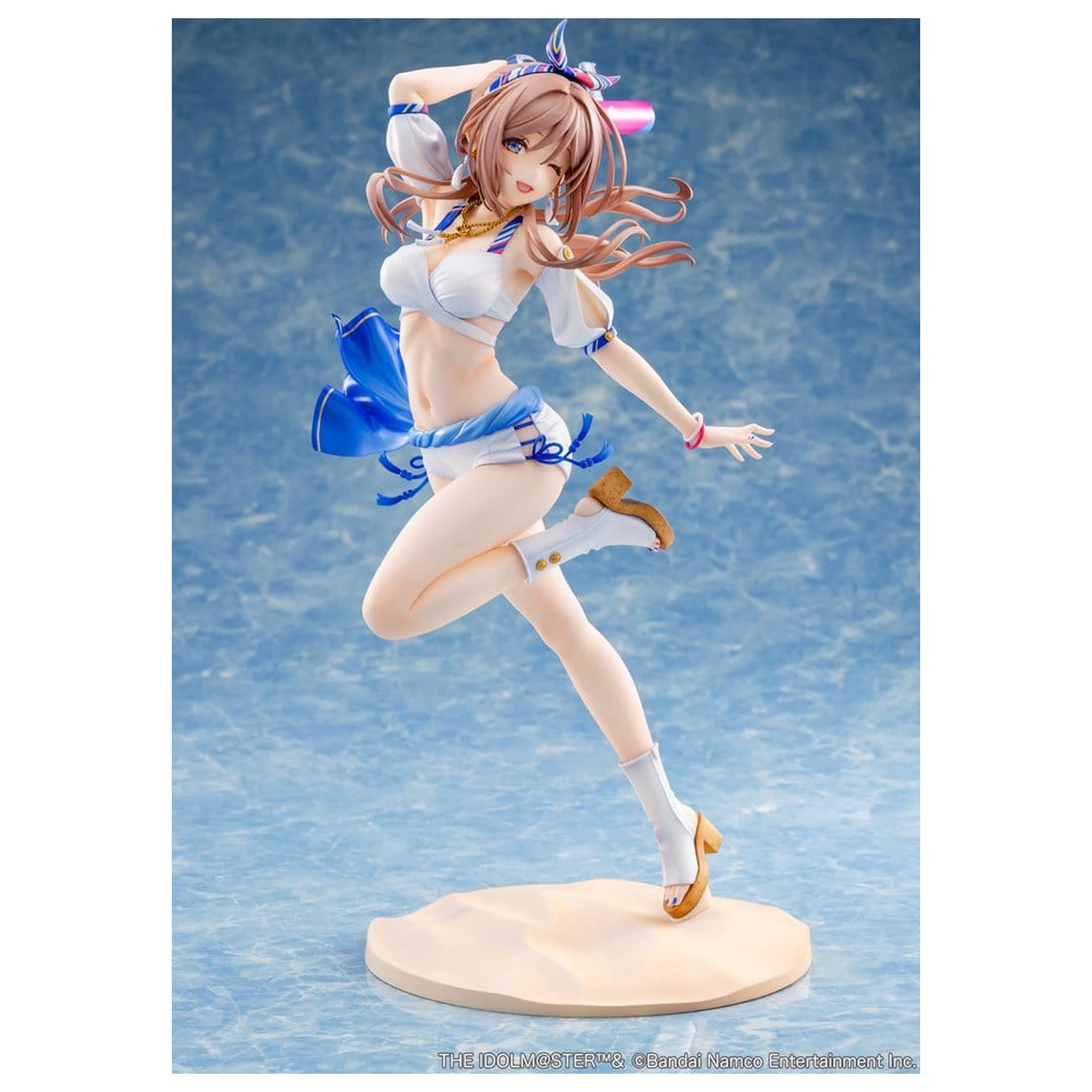 The Idolmaster Gakuen PVC figura 1/7 Himesaki Rinami Kimi to Semi Blue Ver. z bonusom 27 cm fotografija izdelka