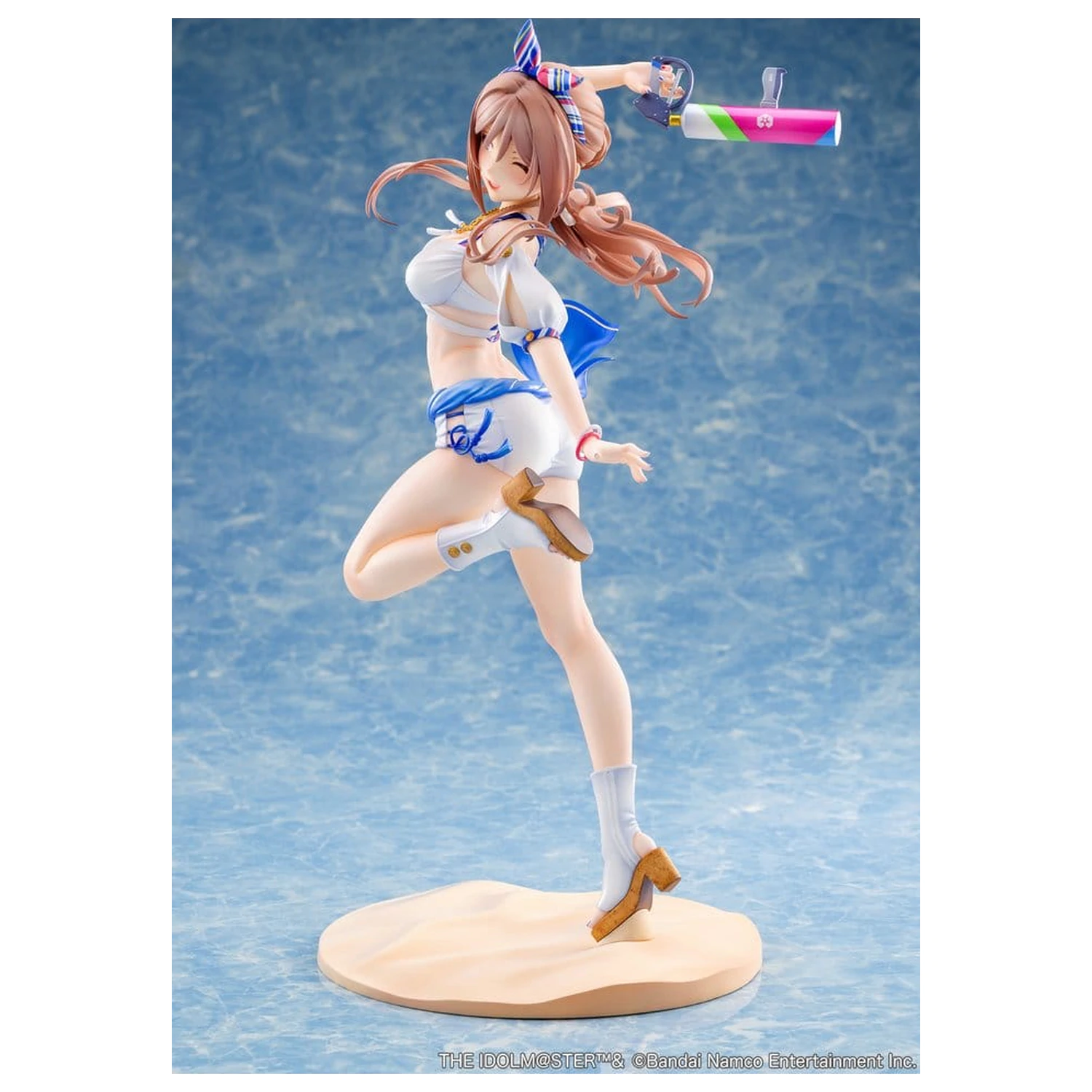 The Idolmaster Gakuen PVC figura 1/7 Himesaki Rinami Kimi to Semi Blue Ver. z bonusom 27 cm fotografija izdelka