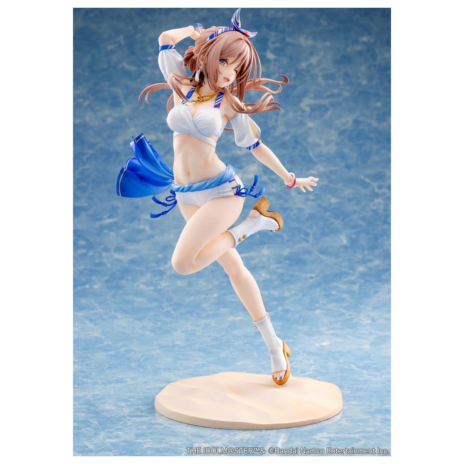 The Idolmaster Gakuen PVC figura 1/7 Himesaki Rinami Kimi to Semi Blue Ver. z bonusom 27 cm fotografija izdelka