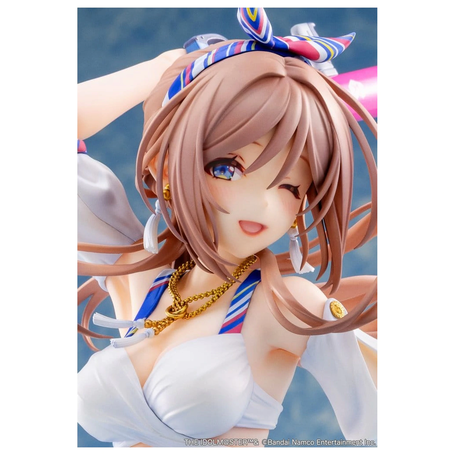 The Idolmaster Gakuen PVC figura 1/7 Himesaki Rinami Kimi to Semi Blue Ver. z bonusom 27 cm fotografija izdelka