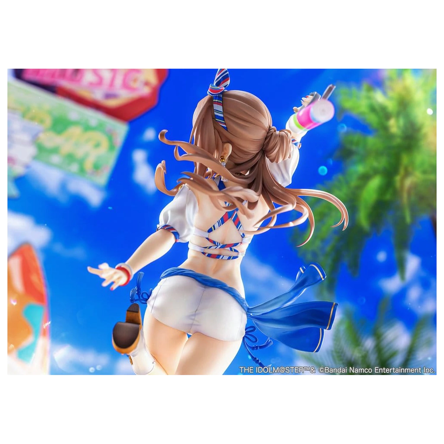 The Idolmaster Gakuen PVC figura 1/7 Himesaki Rinami Kimi to Semi Blue Ver. z bonusom 27 cm fotografija izdelka
