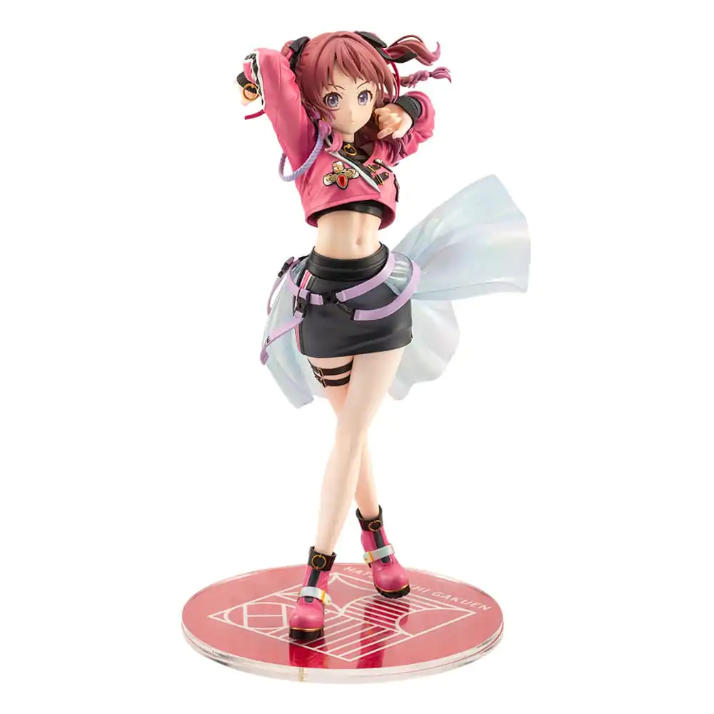 The Idolmaster Gakuen PVC Kip 1/7 Saki Hanami Fighting My Way 24 cm fotografija izdelka