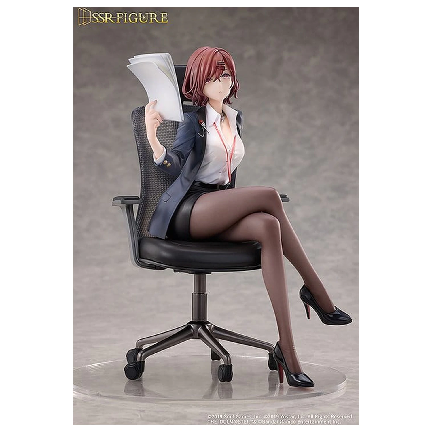 The Idolmaster Shiny Colors x Mahjong Soul PVC figura 1/7 Madoka Higuchi Effortless Work Ver. 21 cm fotografija izdelka