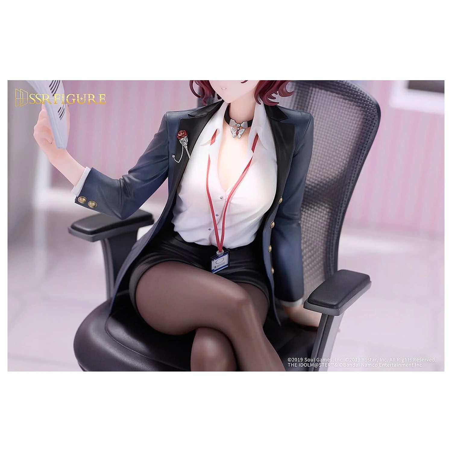The Idolmaster Shiny Colors x Mahjong Soul PVC figura 1/7 Madoka Higuchi Effortless Work Ver. 21 cm fotografija izdelka