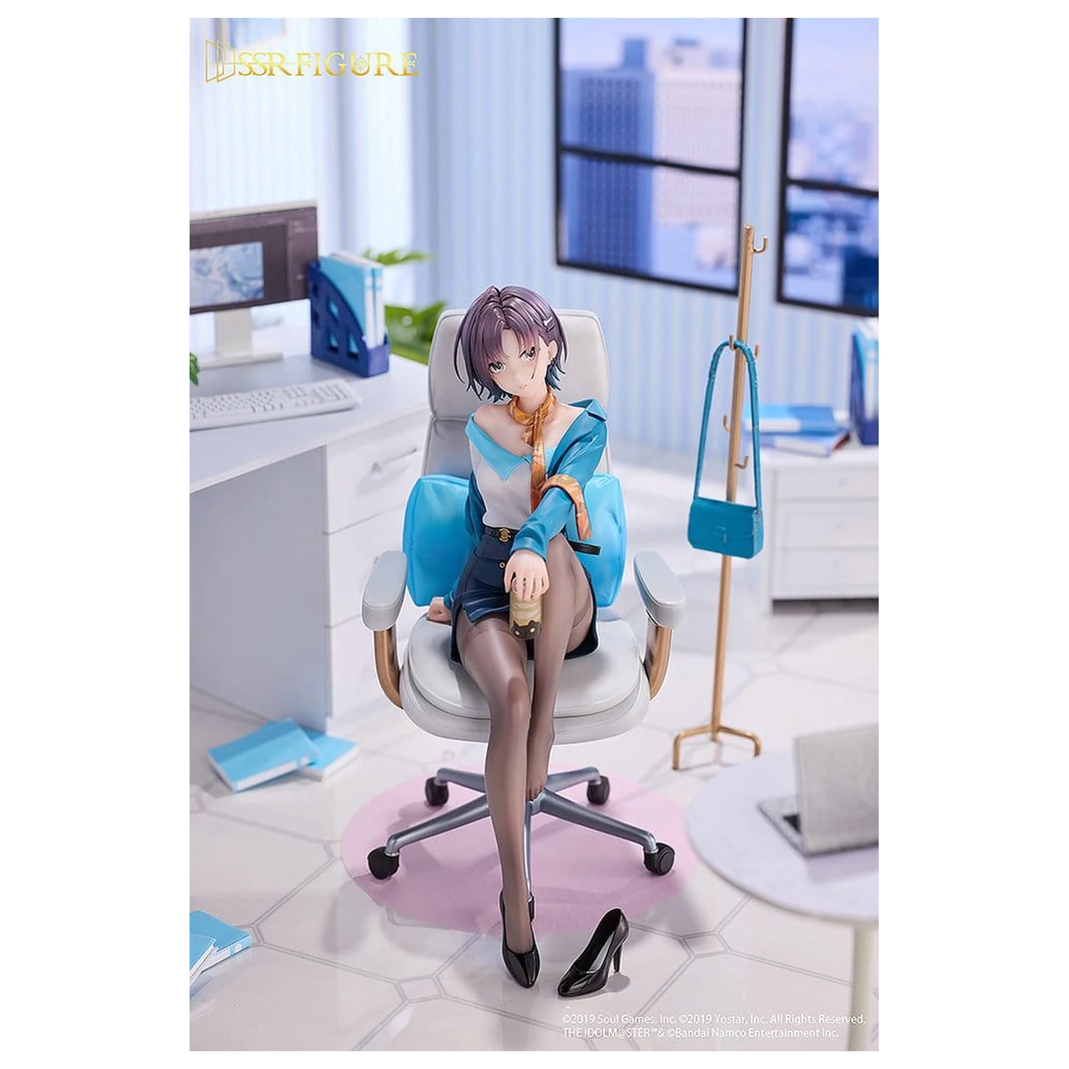 The Idolmaster: Shiny Colors x Mahjong Soul PVC figura 1/7 Toru Asakura Effortless Work Ver. 21 cm fotografija izdelka
