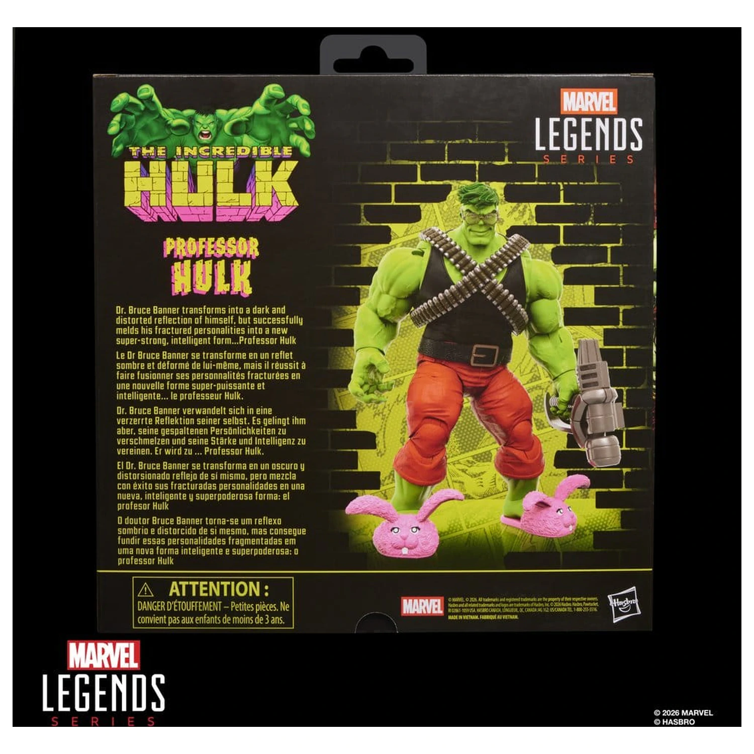 The Incredible Hulk Marvel Legends Akcijska figura Professor Hulk 15 cm fotografija izdelka