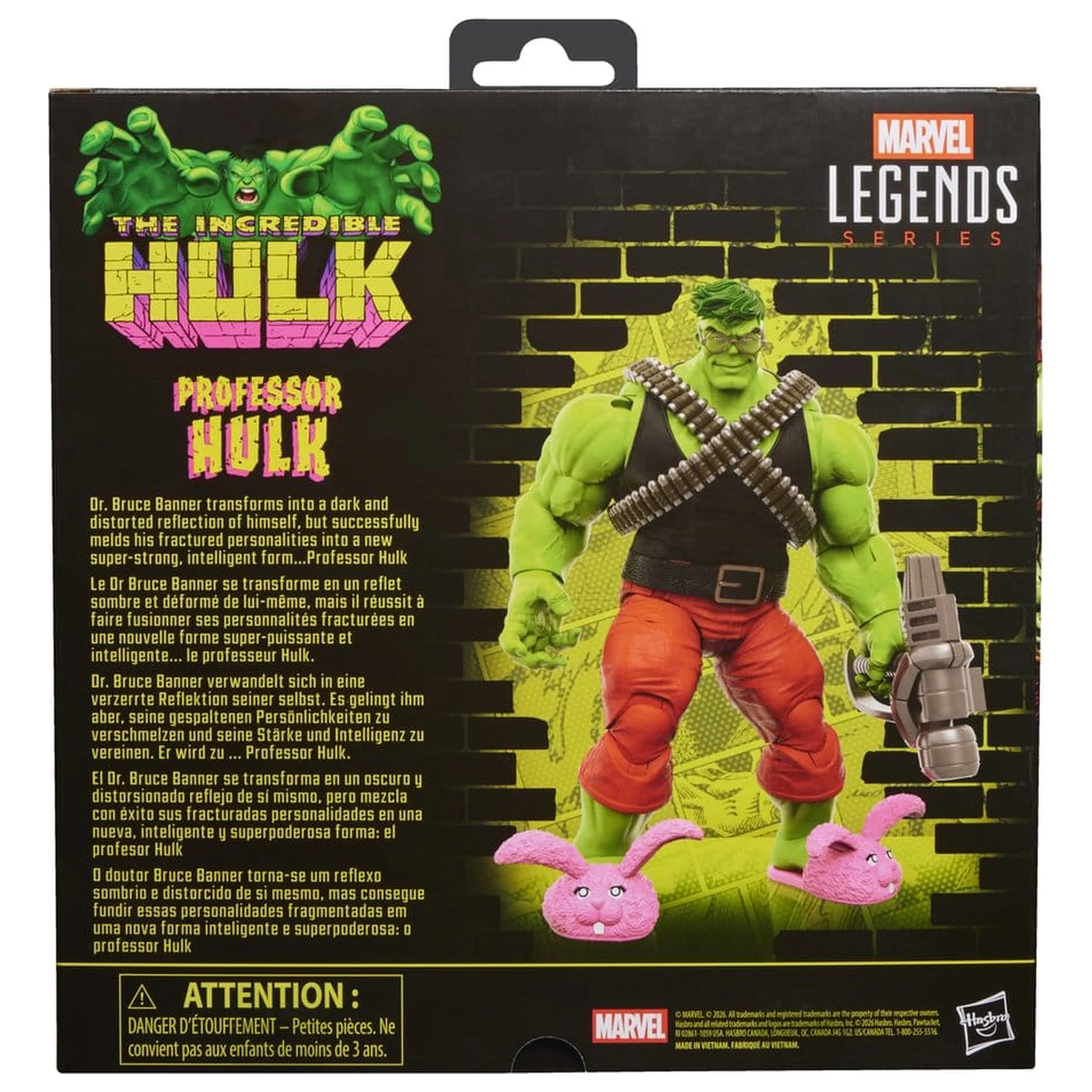 The Incredible Hulk Marvel Legends Akcijska figura Professor Hulk 15 cm fotografija izdelka