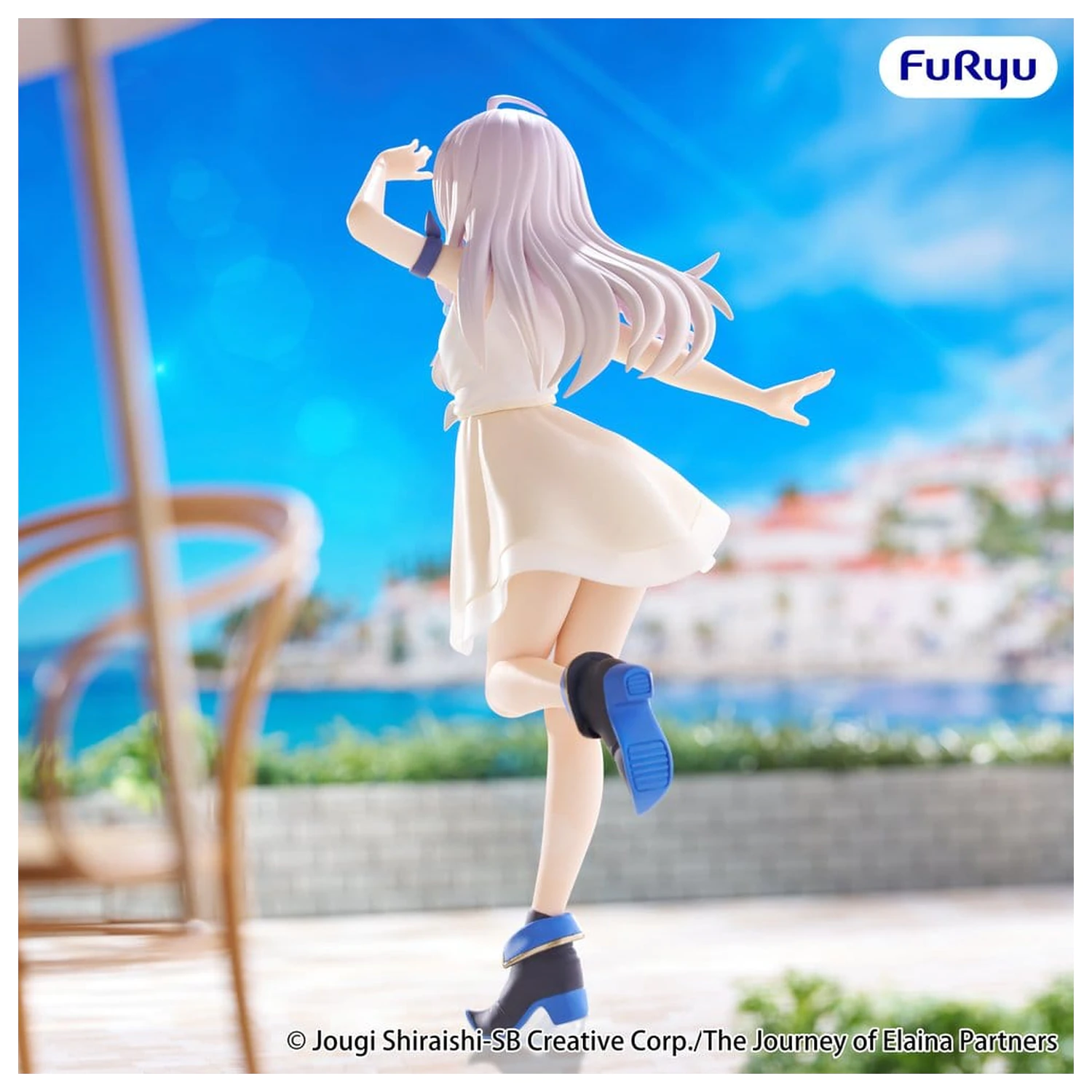 The Journey of Elaina Muchute PVC figura Elaina White Ver. 20 cm fotografija izdelka
