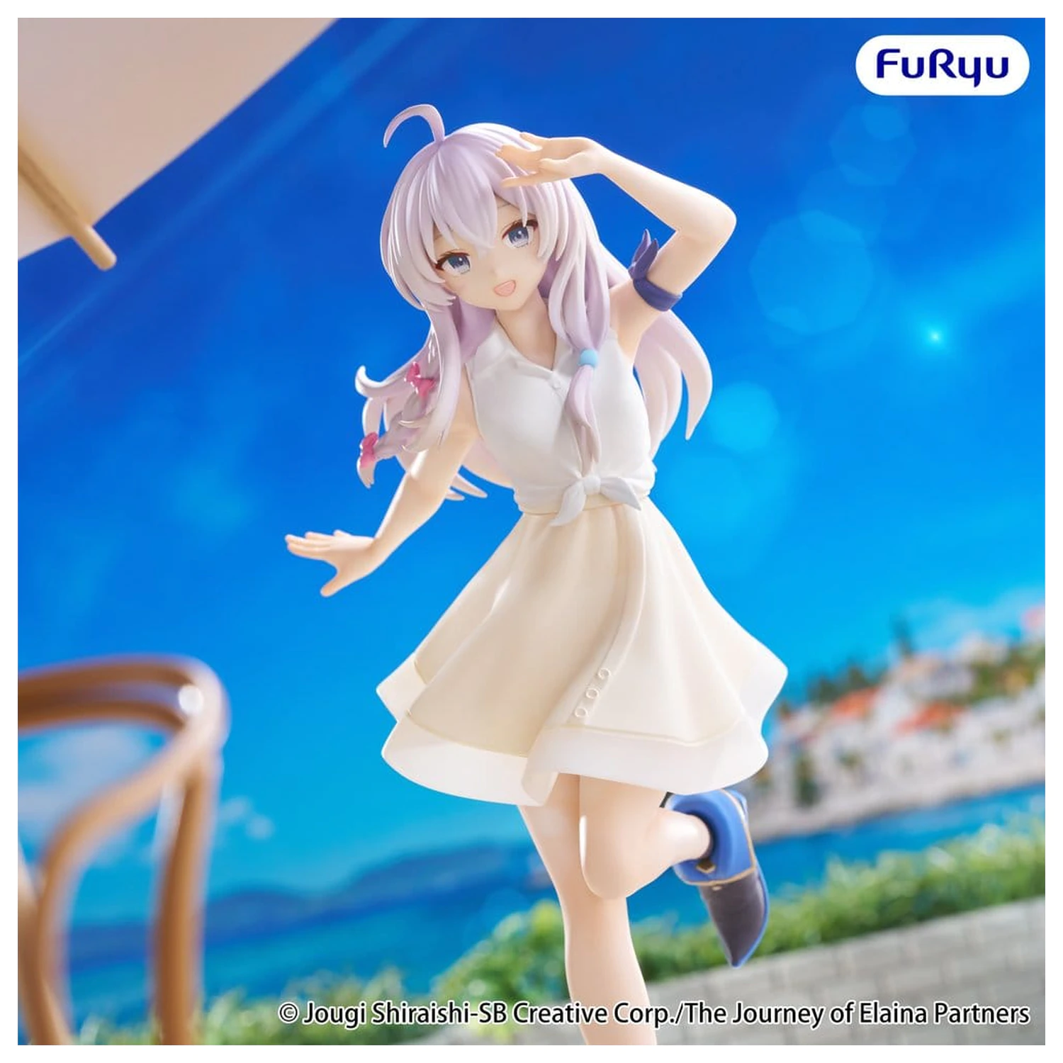 The Journey of Elaina Muchute PVC figura Elaina White Ver. 20 cm fotografija izdelka