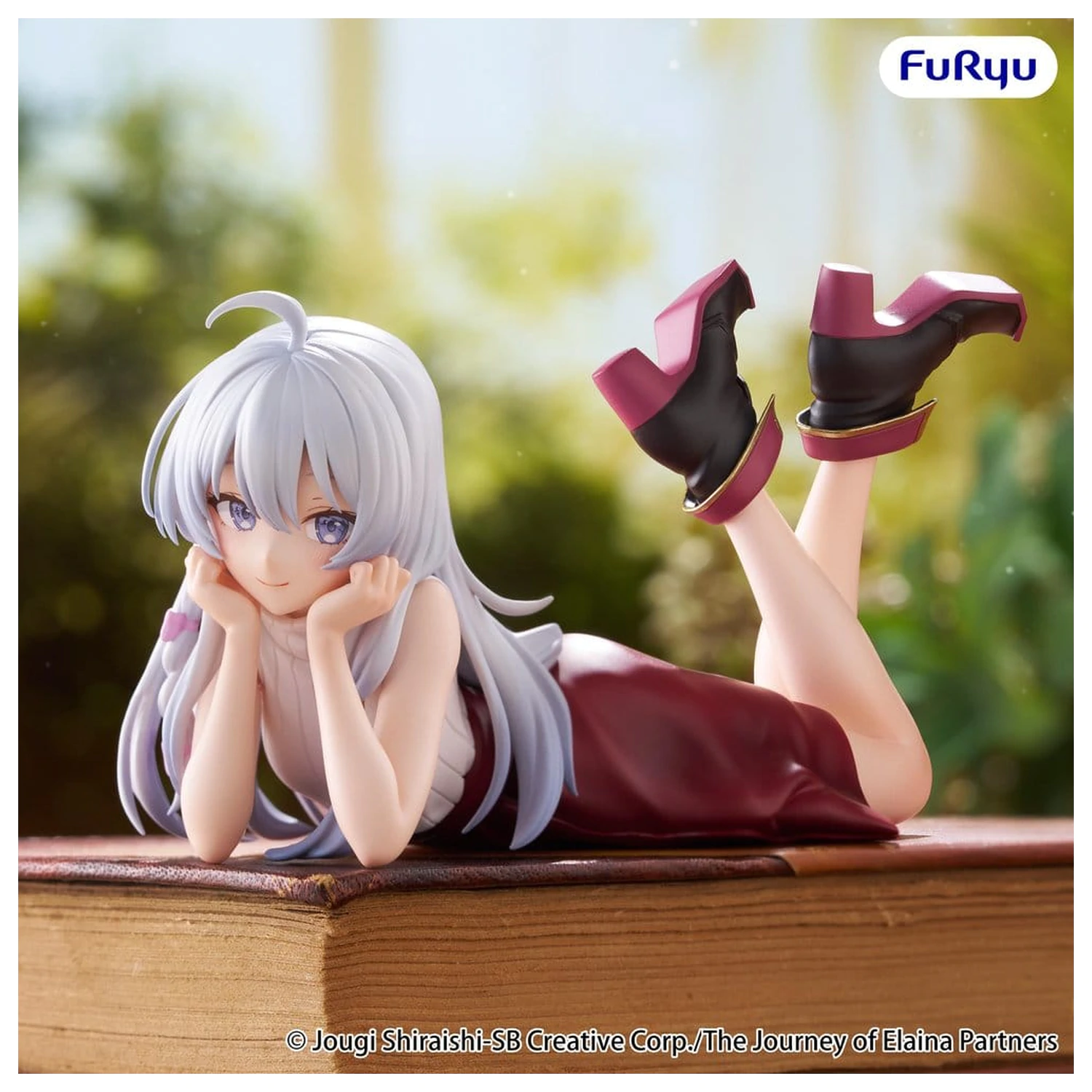 The Journey of Elaina Noodle Stopper PVC figura Elaina ležeča različica 11 cm fotografija izdelka