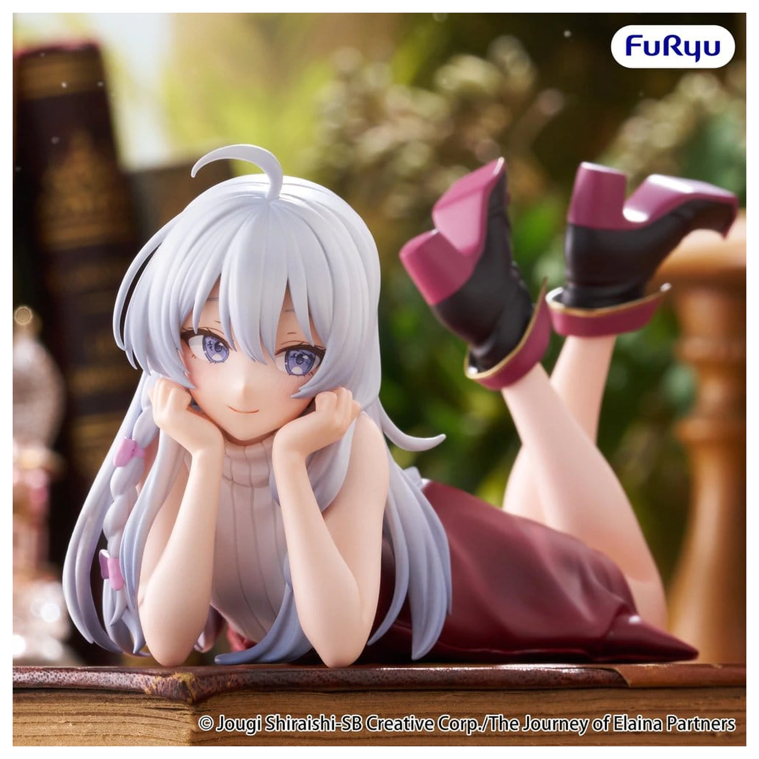 The Journey of Elaina Noodle Stopper PVC figura Elaina ležeča različica 11 cm fotografija izdelka