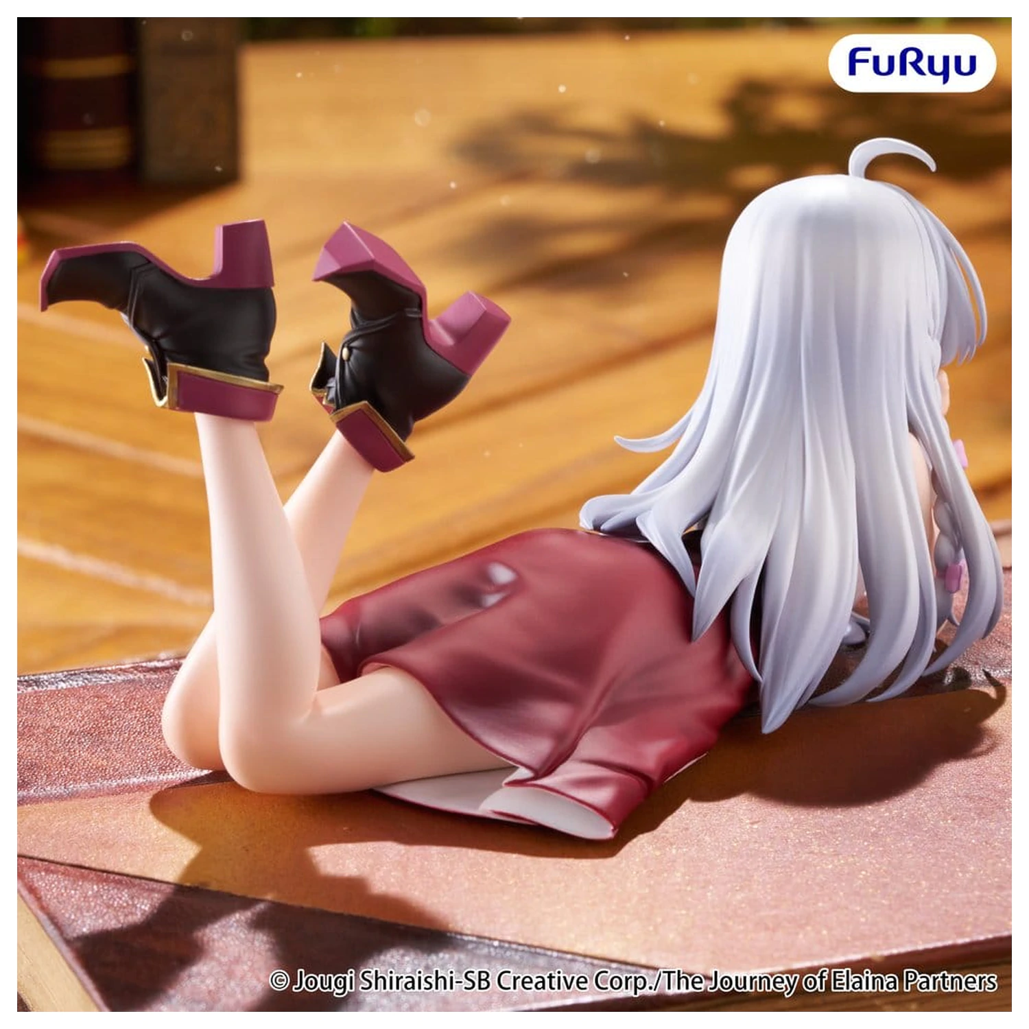 The Journey of Elaina Noodle Stopper PVC figura Elaina ležeča različica 11 cm fotografija izdelka