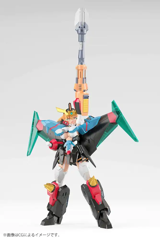 The King of Braves GaoGaiGar Cross Frame Girl Plastični Model Komplet Star Gaofighgar 19 cm fotografija izdelka