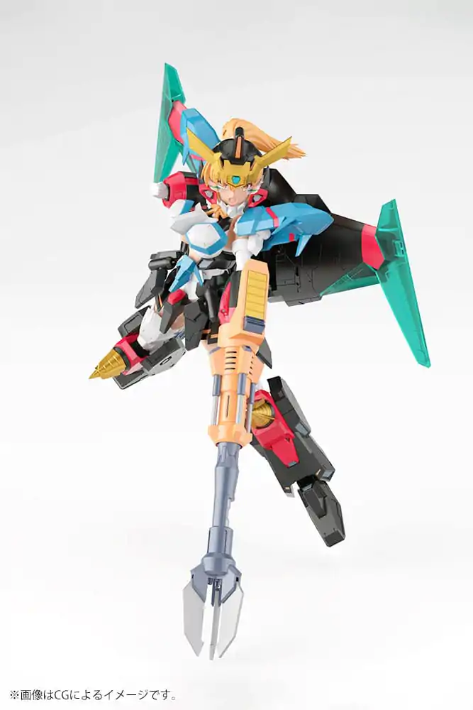 The King of Braves GaoGaiGar Cross Frame Girl Plastični Model Komplet Star Gaofighgar 19 cm fotografija izdelka