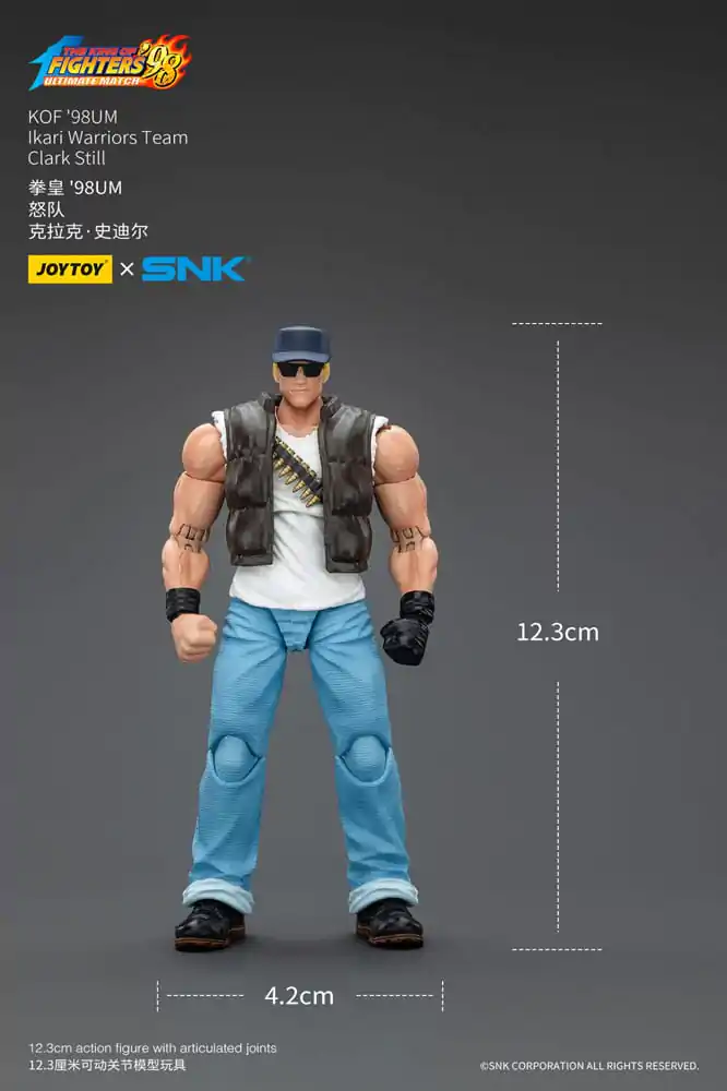 The King Of Fighters '98 Akcijska figura Hero Team Clark Still 12 cm fotografija izdelka