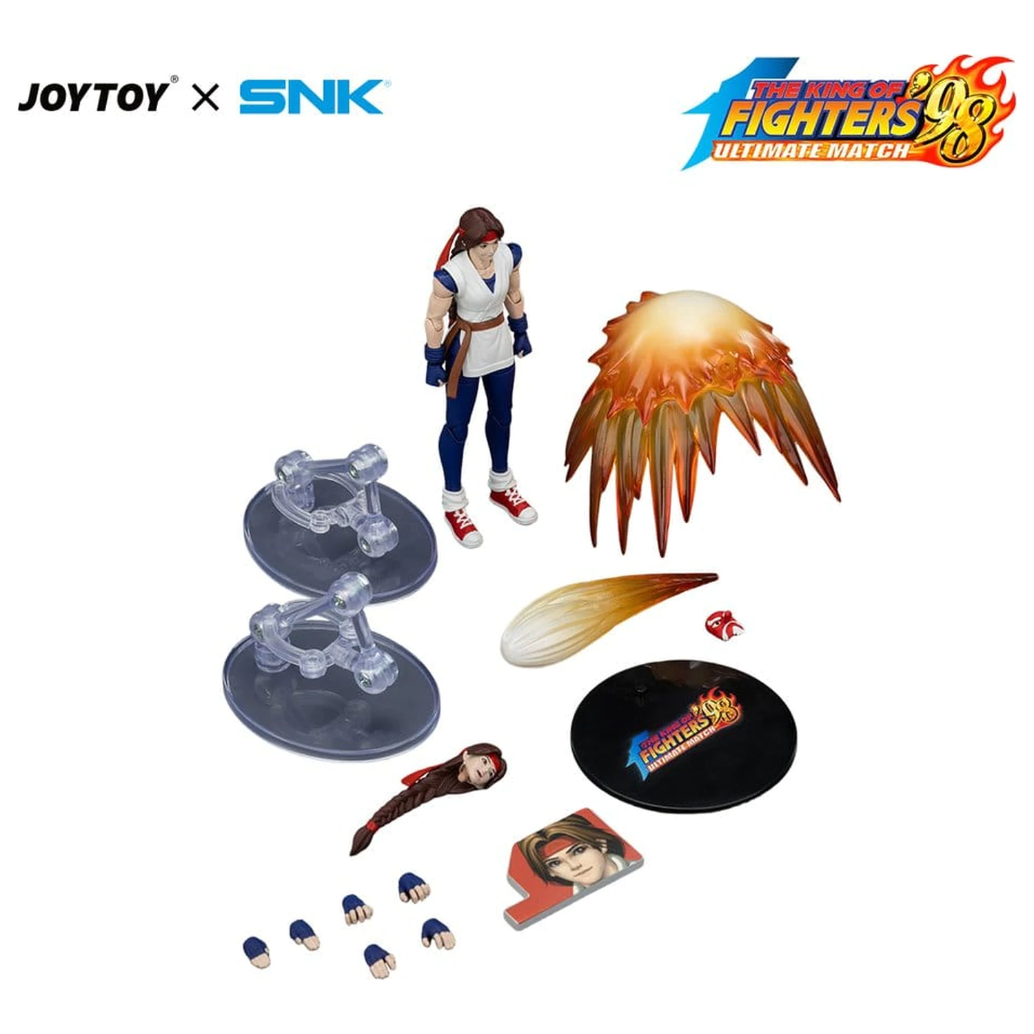 The King of Fighters '98 Ultimate Match Akcijska figura Yuri Sakazaki (Art of Fighting Team) 12 cm fotografija izdelka