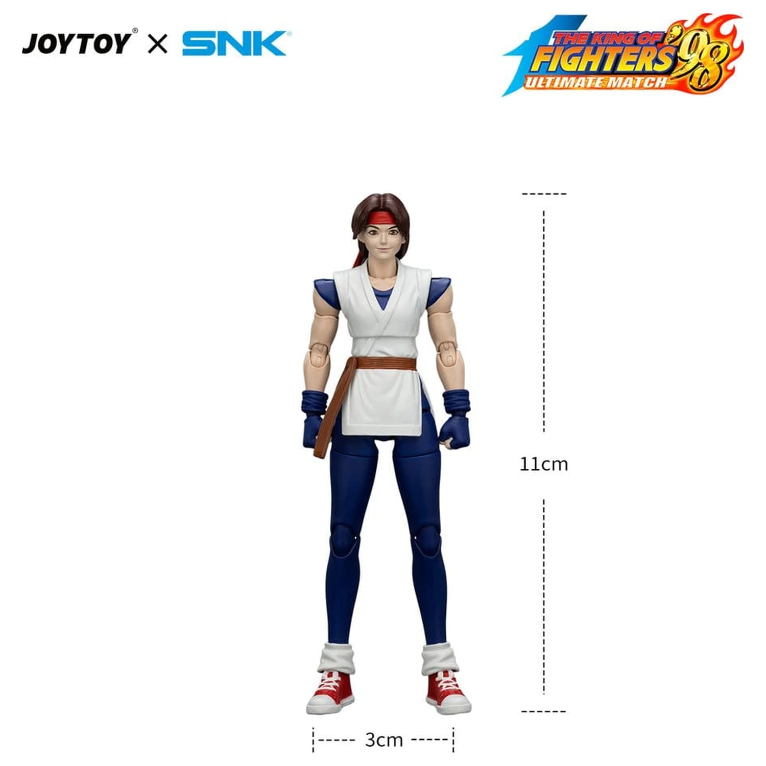 The King of Fighters '98 Ultimate Match Akcijska figura Yuri Sakazaki (Art of Fighting Team) 12 cm fotografija izdelka