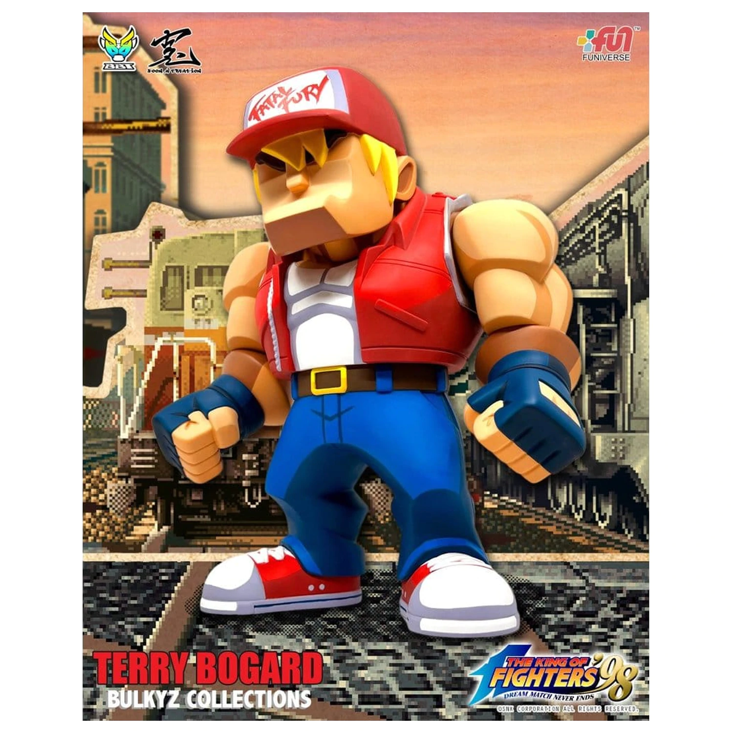 The King of Fighters Bulkyz Vinilna figura Terry Bogard 30 cm fotografija izdelka