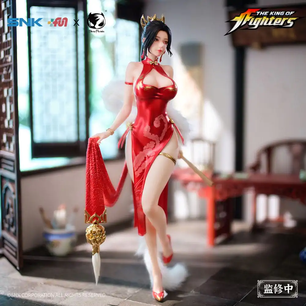 The King of Fighters Dress Series PVC Kip 1/6 Mai Shiranui Hong Shang Wu Ver. 40 cm fotografija izdelka