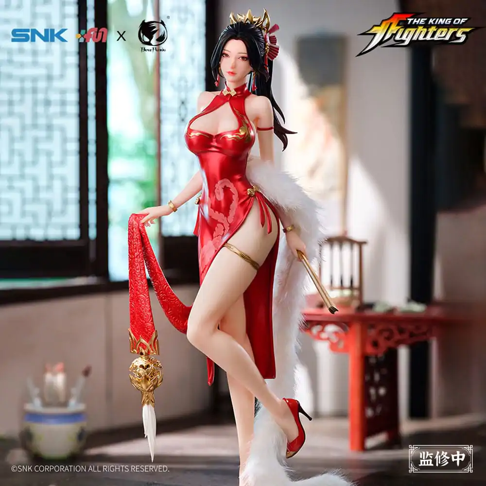 The King of Fighters Dress Series PVC Kip 1/6 Mai Shiranui Hong Shang Wu Ver. 40 cm fotografija izdelka