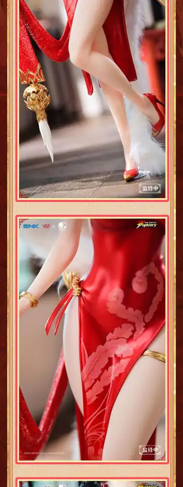 The King of Fighters Dress Series PVC Kip 1/6 Mai Shiranui Hong Shang Wu Ver. 40 cm fotografija izdelka