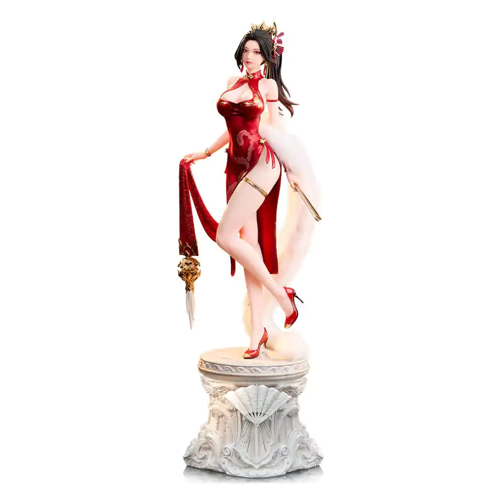 The King of Fighters Dress Series PVC Kip 1/6 Mai Shiranui Hong Shang Wu Ver. 40 cm fotografija izdelka