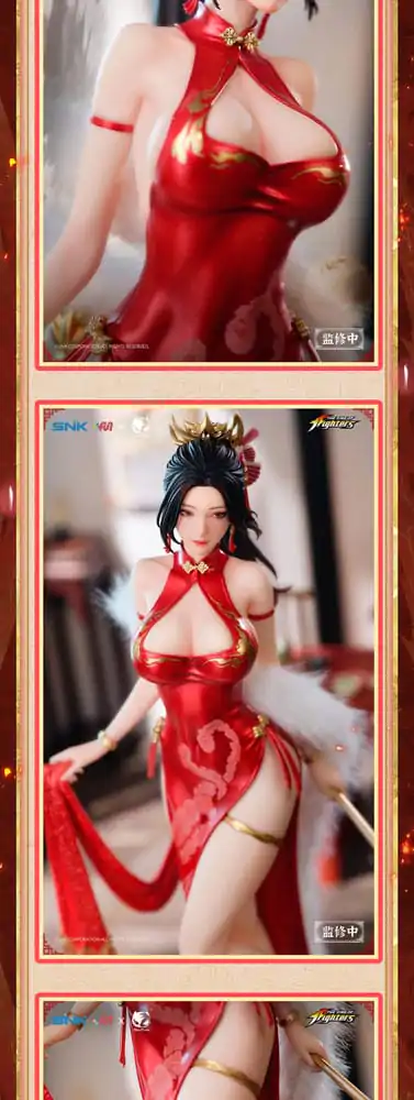 The King of Fighters Dress Series PVC Kip 1/6 Mai Shiranui Hong Shang Wu Ver. 40 cm fotografija izdelka