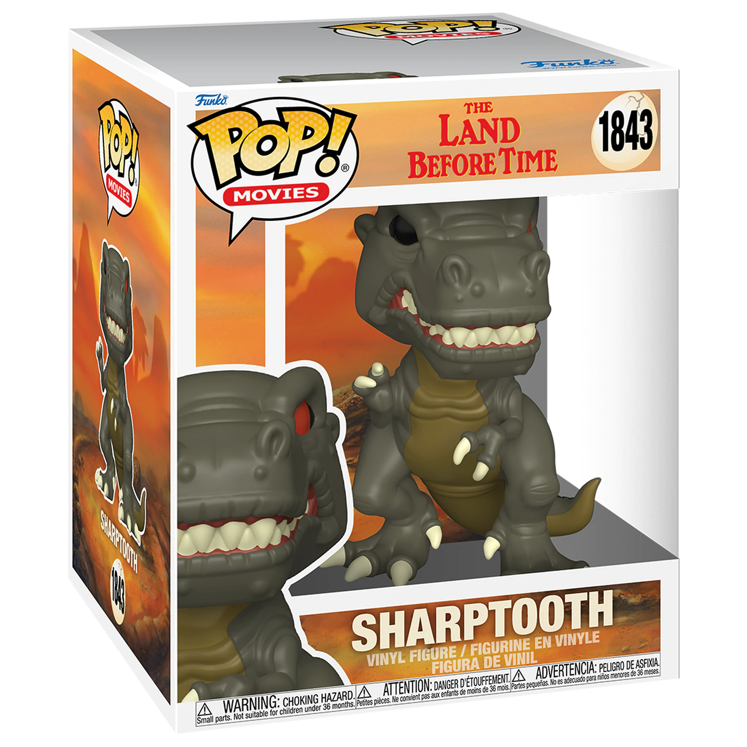The Land Before Time Super Sized Funko POP! Vinil Figura Sharptooth 15 cm fotografija izdelka
