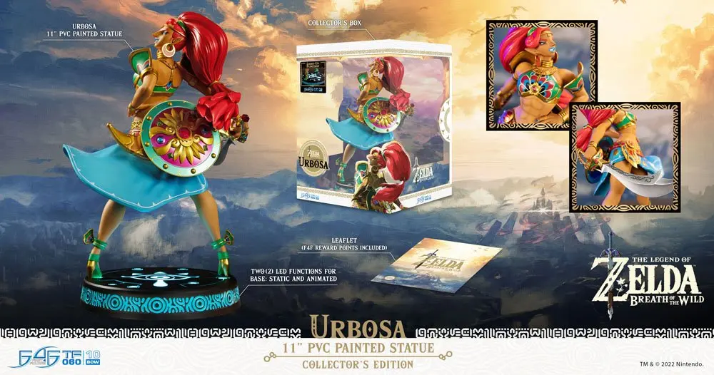 The Legend of Zelda Breath of the Wild PVC kip Urbosa zbirateljska izdaja 28 cm fotografija izdelka