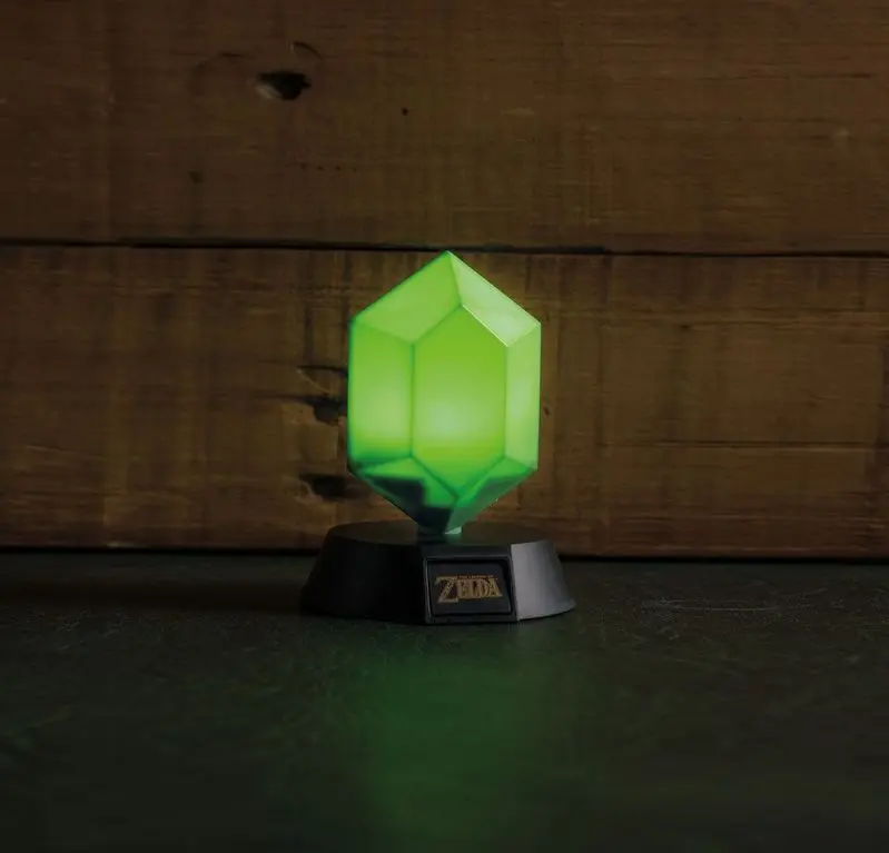 Legend of Zelda 3D svetilka Green Rupee 10 cm fotografija izdelka