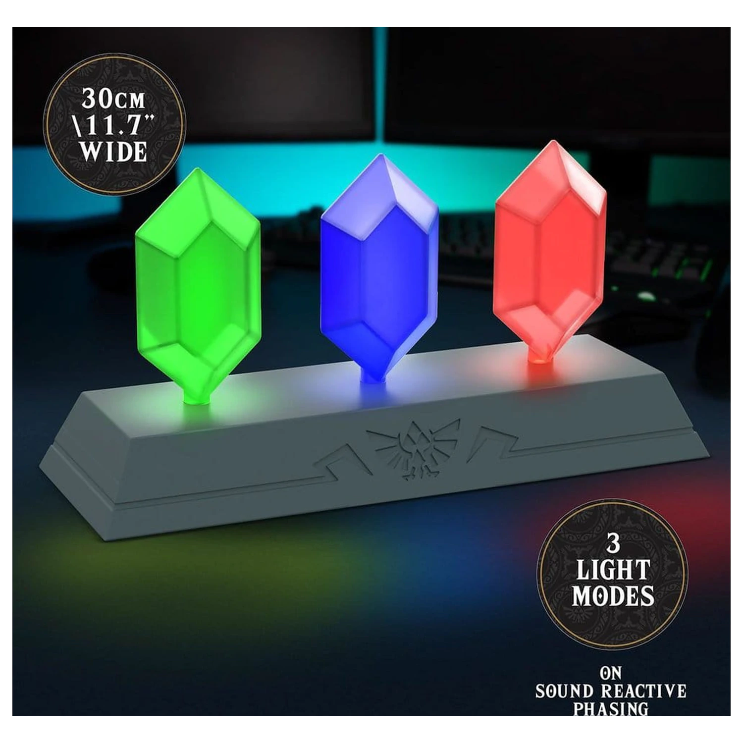 The Legend of Zelda Icon Light Plus lučka Rupee 30 cm fotografija izdelka