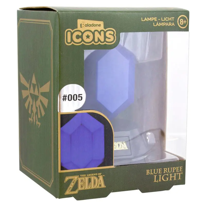 The Legend of Zelda Icons Modri Rupee fotografija izdelka