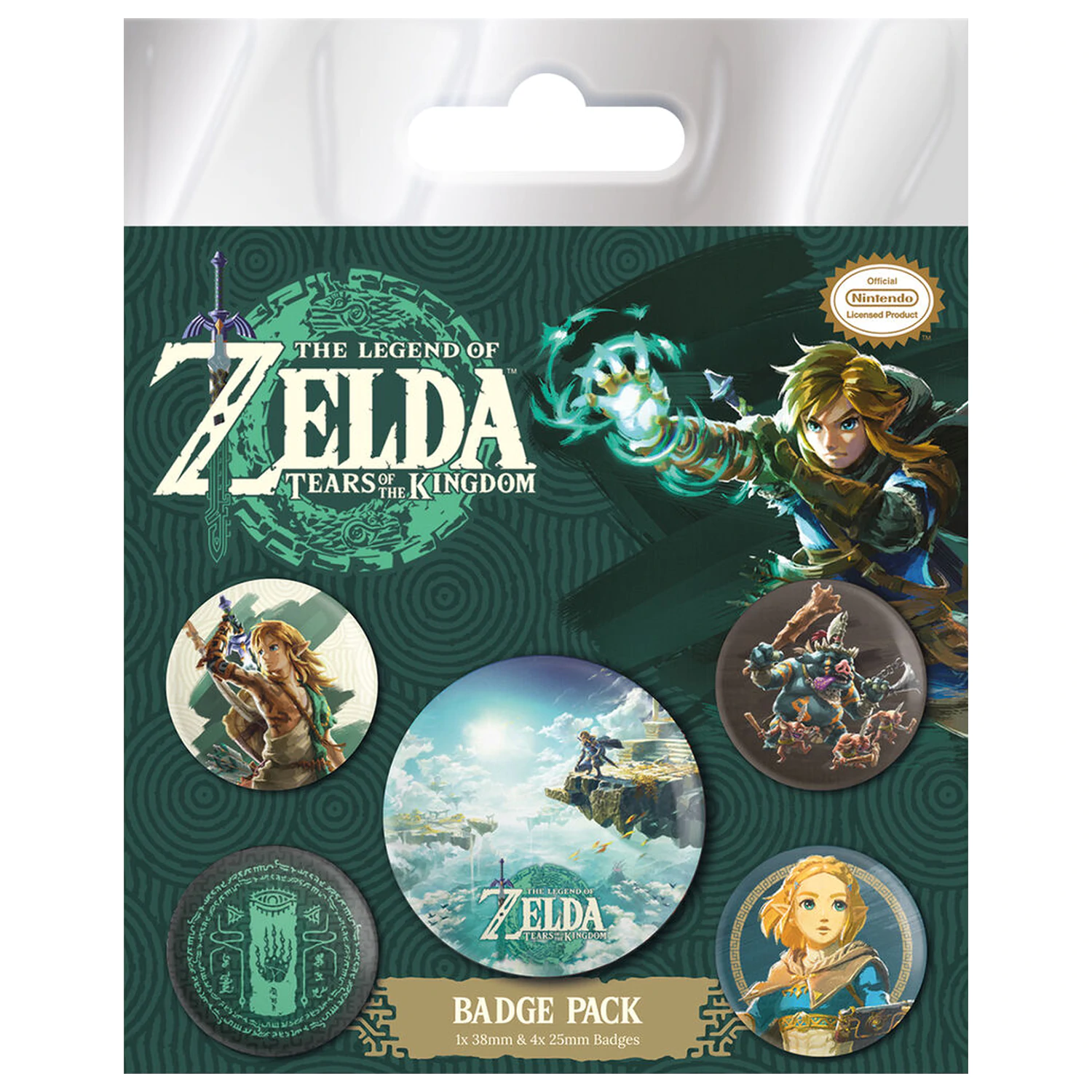 The Legend of Zelda set ok 5 značk fotografija izdelka