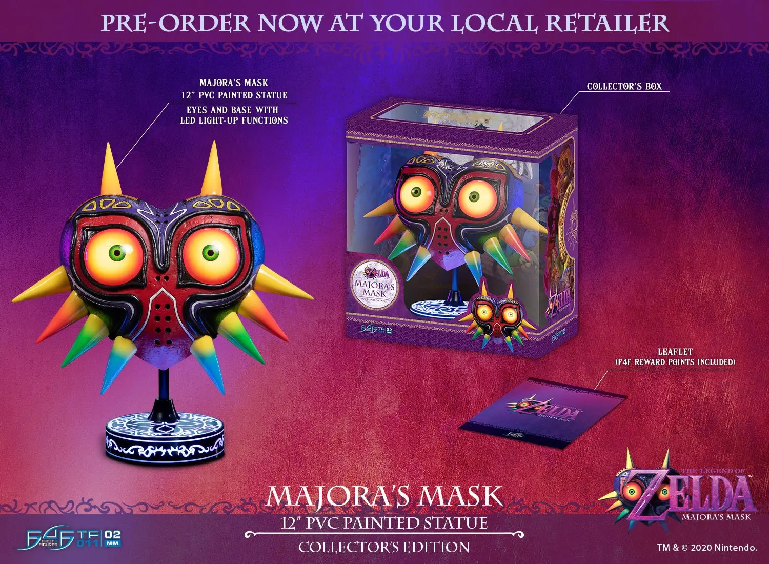 The Legend of Zelda PVC Kip Majora's Mask Collectors Edition 30 cm fotografija izdelka